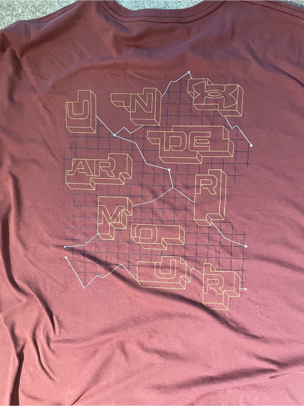 Under Armour Men’s Short-Sleeve Tees - Black, Navy, and Red - Picture 5 of 5